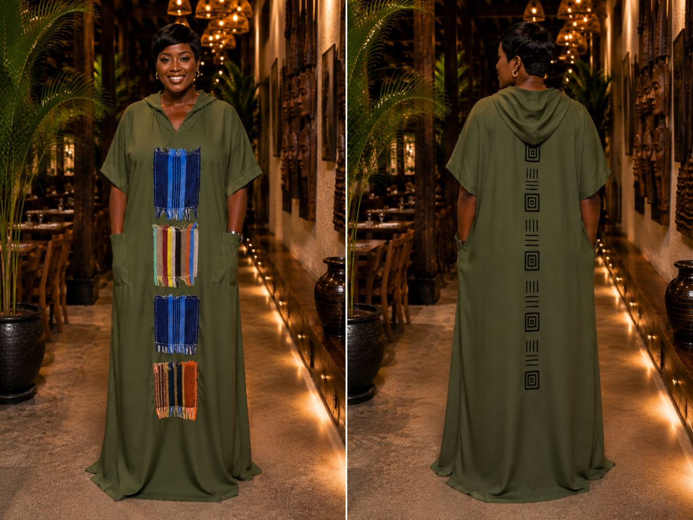 The tribal luxe robe