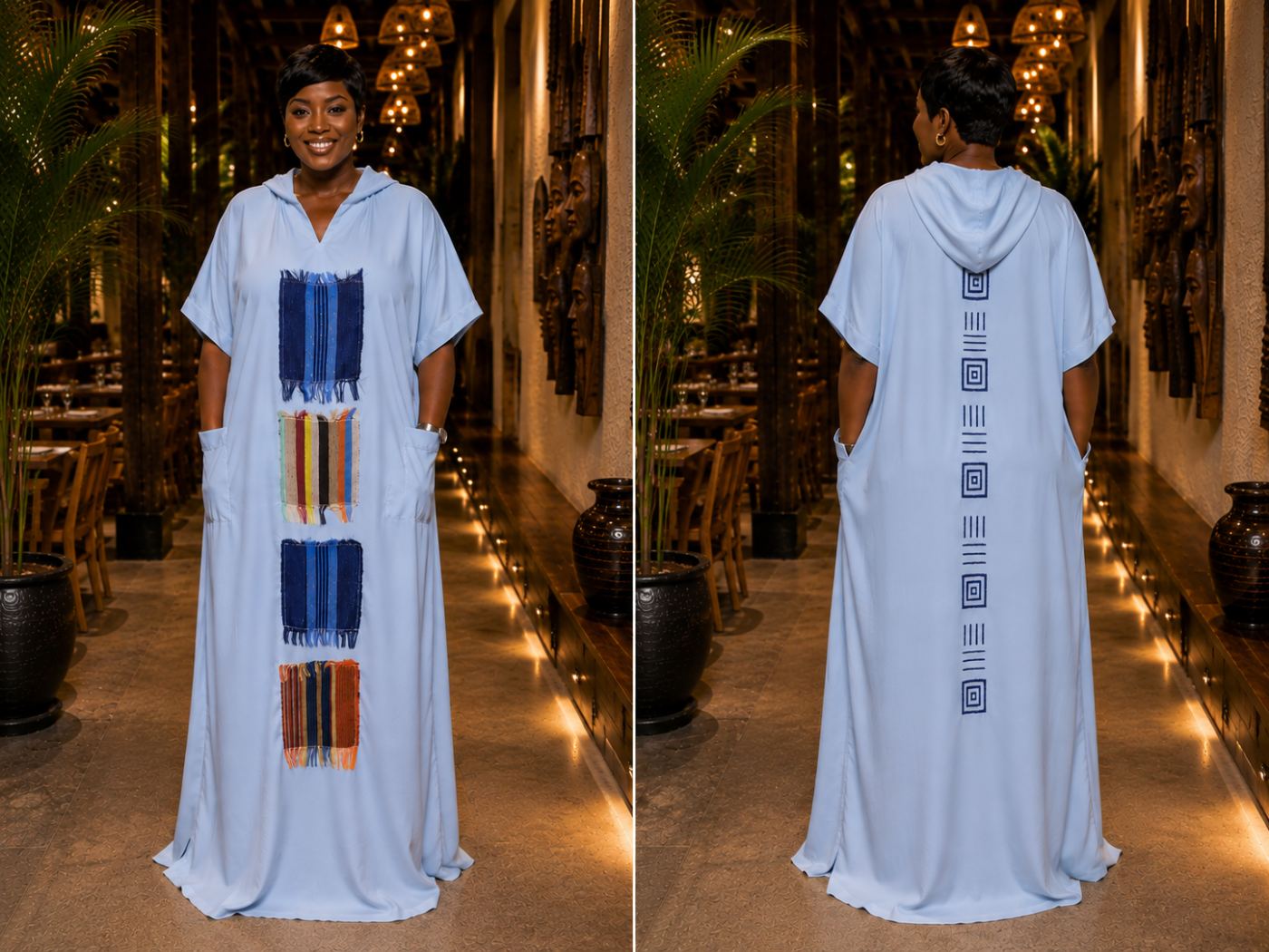 The tribal luxe robe