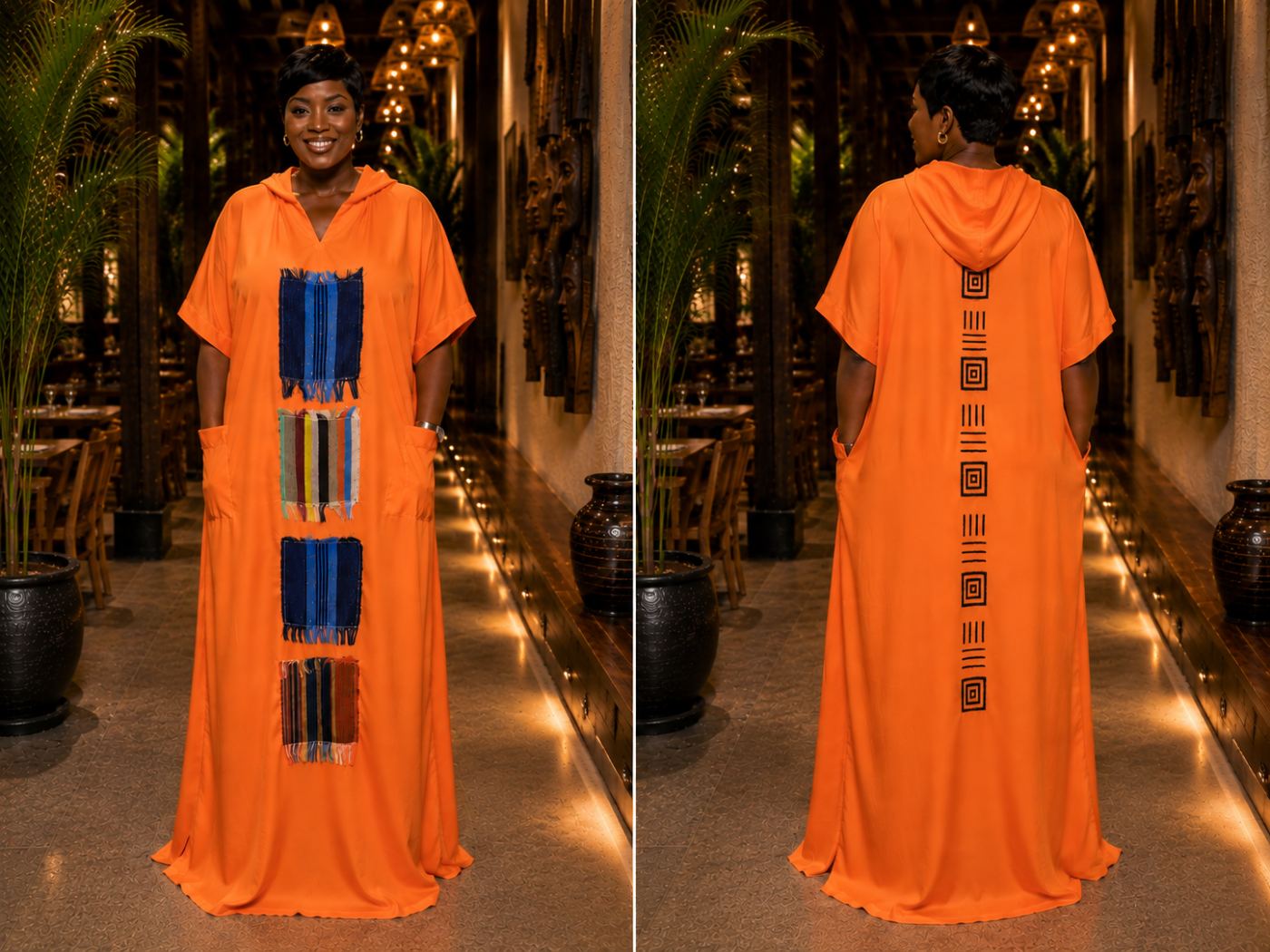 The tribal luxe robe